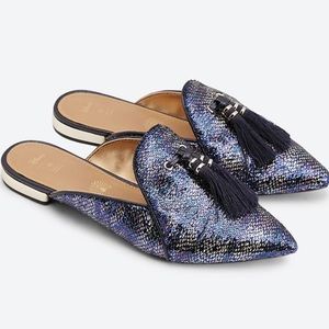 Aladdin Arabian nights tassel detail mules
